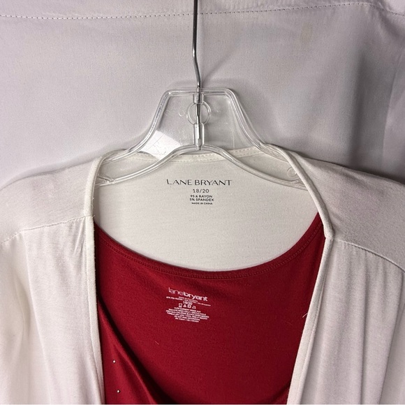 Lane Bryant Size 18/20 White Cardigan (Cardigan only)EUC - Picture 4 of 12